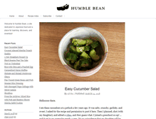 Tablet Screenshot of humblebeanblog.com